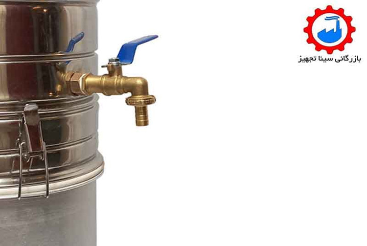 عکس دوم دستگاه عرقگیر یا گلابگیر 10 لیتری لوله کوتاه