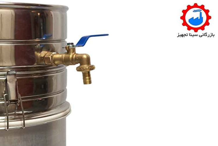 عکس دوم دستگاه عرق گیر یا گلاب گیر 20 لیتری لوله کوتاه