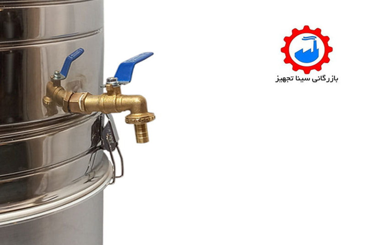 عکس دوم دستگاه عرقگیر یا گلابگیر 40 لیتری لوله کوتاه