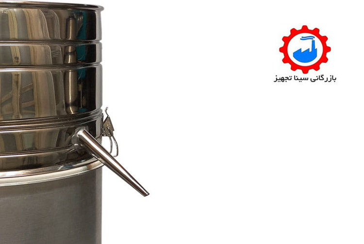 عکس سوم دستگاه تقطیر ( عرقگیری گلابگیری) 40 لیتری لوله کوتاه