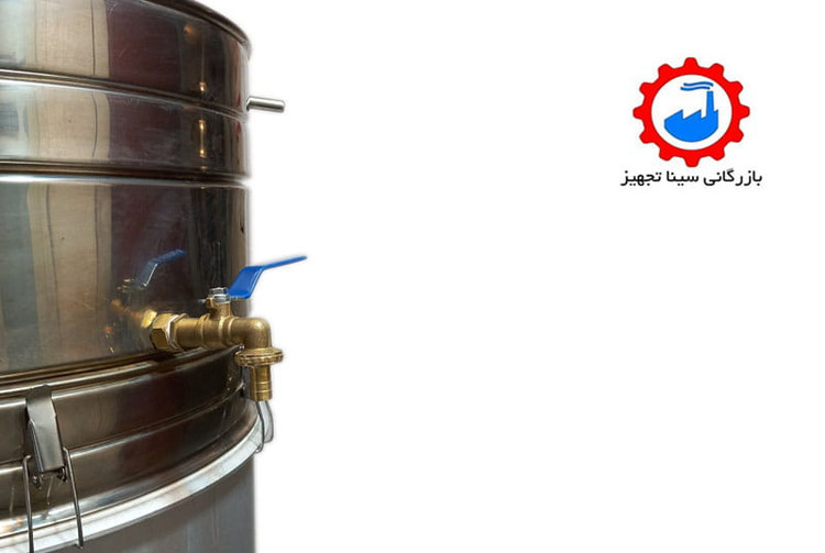 دستگاه تقطیر (گلاب گیری عرق گیری ) 120 لیتری لوله کوتاه عکس سوم