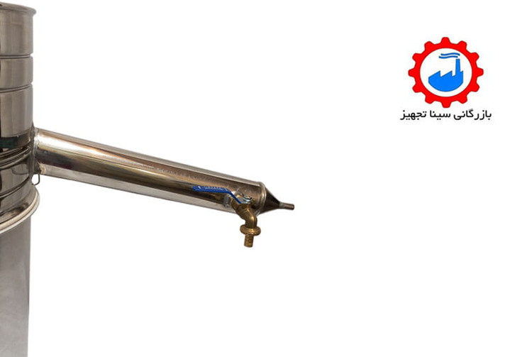 دستگاه تقطیر ( جهت گلابگیر یا عرقگیر ) 50 لیتری لوله بلند عکس دوم