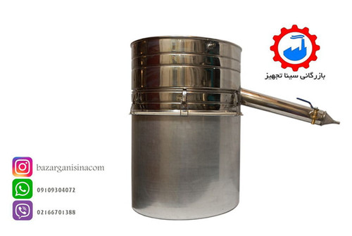 دستگاه عرق گیری یا گلاب گیری 120 لیتری لوله بلند عکس اصلی