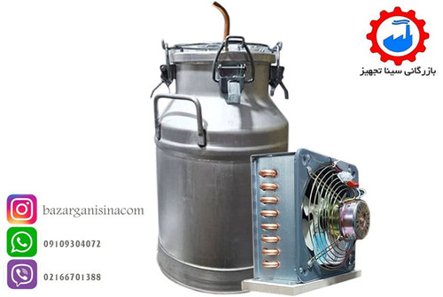 دستگاه عرق گیری یا گلاب گیری برقی 25 لیتری به همراه کندانسور مسی