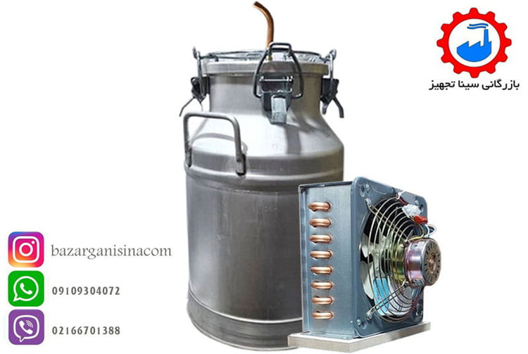 دستگاه عرق گیری یا گلاب گیری برقی 25 لیتری به همراه کندانسور مسی