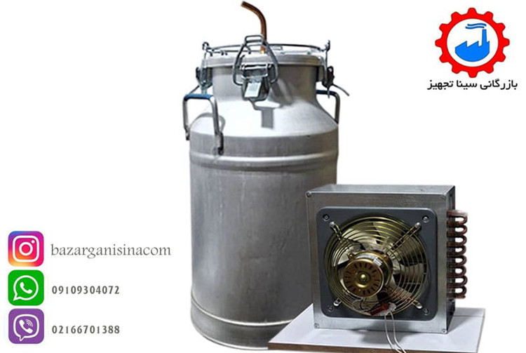 دستگاه عرق گیری یا گلاب گیری برقی 30 لیتری همراه با کندانسور مسی