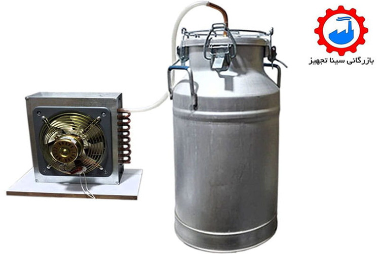 دیگ دستگاه عرقگیری یا گلابگیری به همراه کندانسور برقی مسی