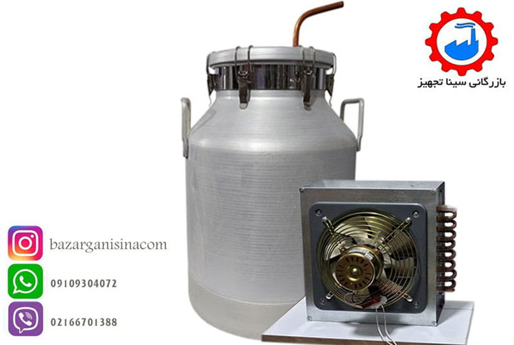 دستگاه عرق گیری یا 40 لیتری گلاب گیری برقی همراه با کندانسور مسی