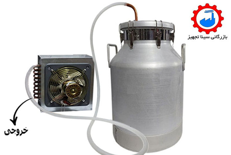 دیگ عرقگیری یا گلابگیری برقی 40 لیتری به همراه کندانسور مسی