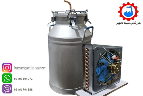 دستگاه عرق گیری یا گلاب گیری برقی 50 لیتری همراه با کندانسور مسی سایز یک سوم