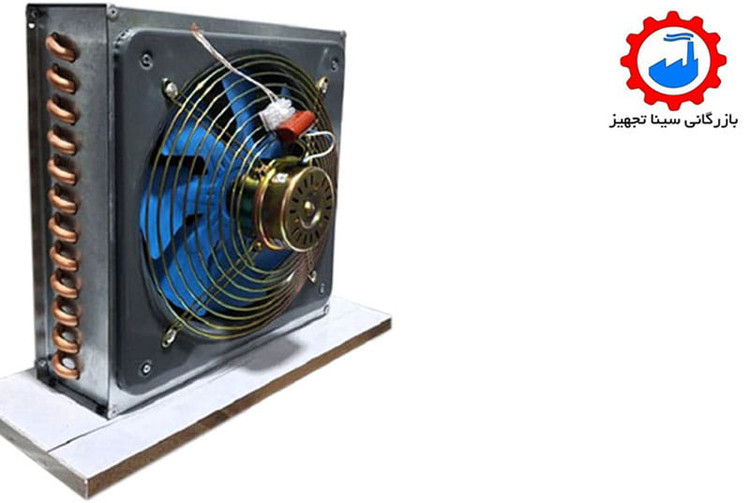 کندانسور یا خنک کننده مسی برقی سایز یک دوم جهت دستگاه تقطیر برای عرق گیری یا گلاب گیری