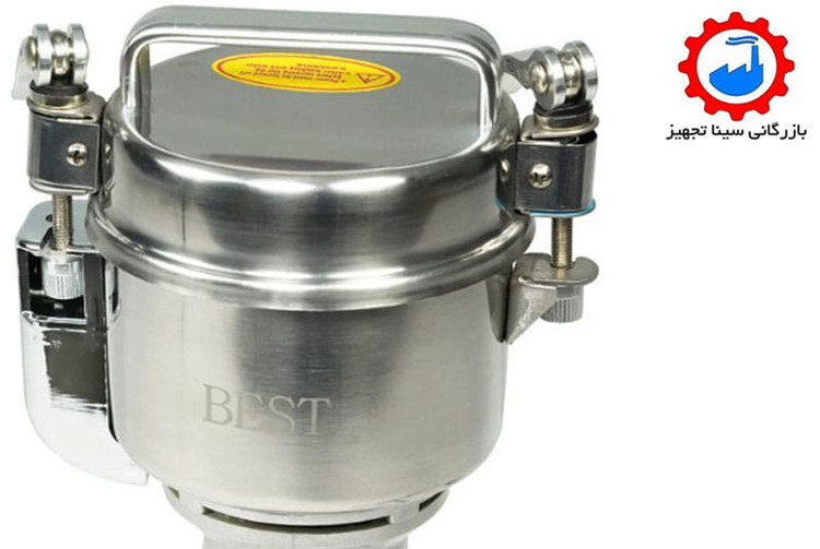 قسمت بالای آسیاب پایه ثابت عطاری مخصوص ادویه جات غلات حبوبات بست مدل BEST 100A