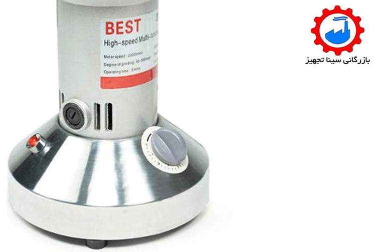 پایه ثابت به همراه تایمر آسیاب بست مخصوص عطاری و ادویه جات مدل الاکلنگی BEST 350A