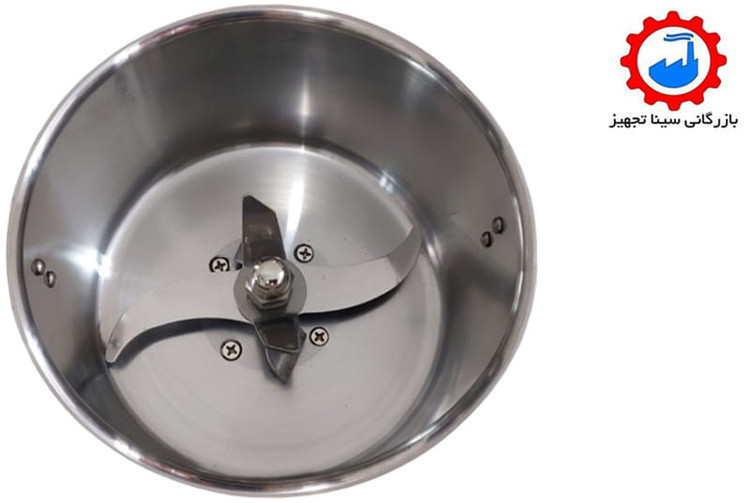 مخزن یا کاسه استیل به همراه تیغه های استیل آسیاب نیمه صنعتی بست مدل BEST 350A