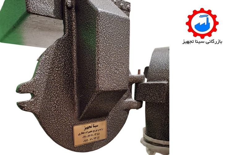 نحوه باز و بسته شدن آسیاب گندم صنعتی قابل استفاده برای ادویه جات و عطاری برند سینا تجهیز مدل 15.000